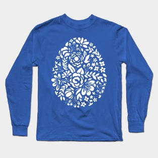 Floral Easter Egg Long Sleeve T-Shirt